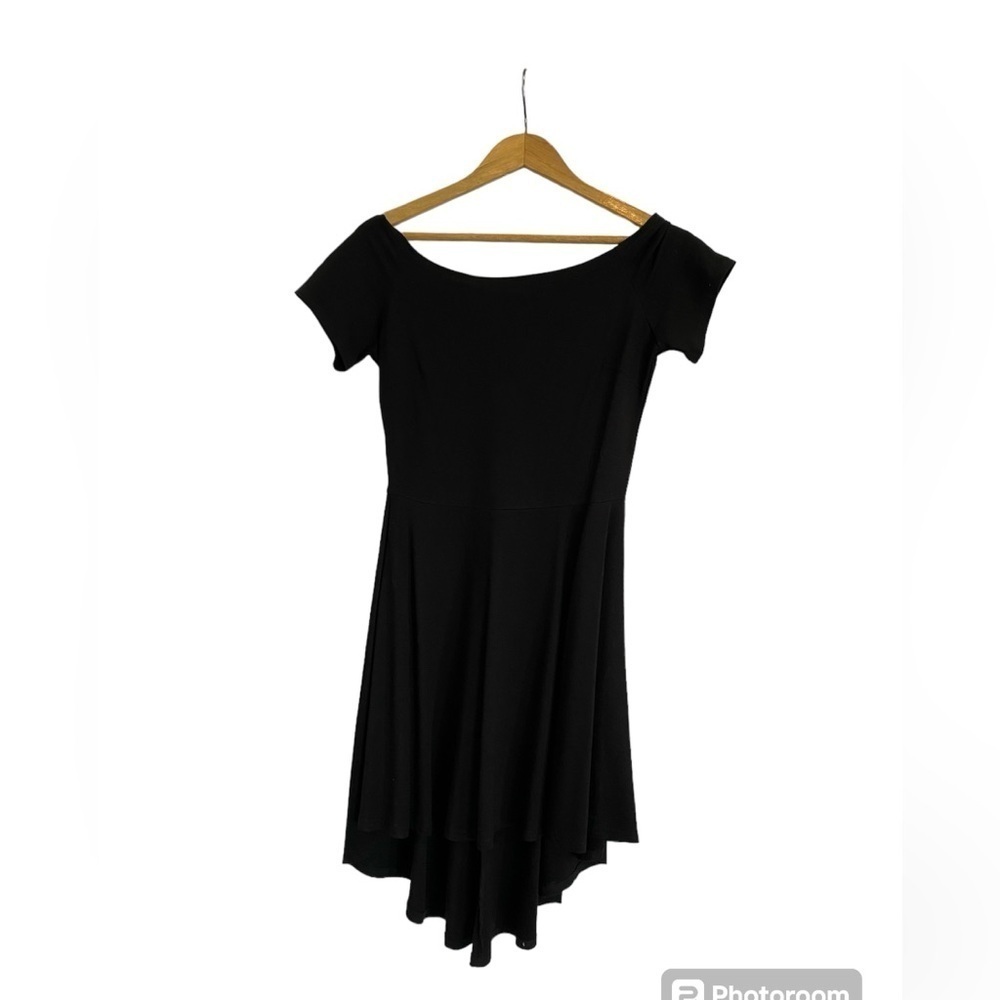 Sarin Matthews‎ black mini dress skater fit size L
